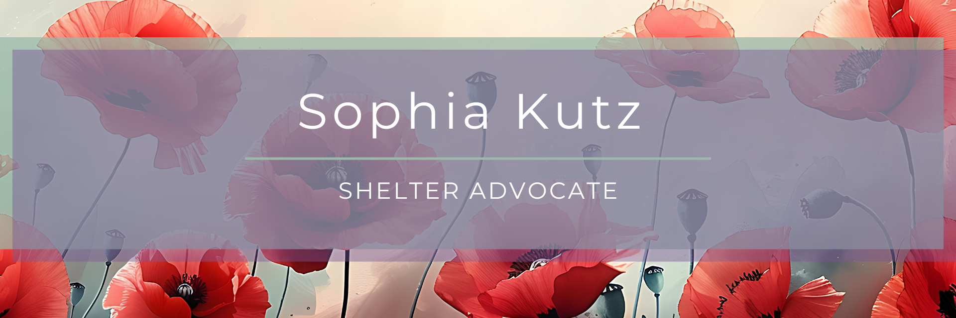 sophia shelter advocate