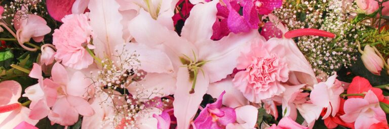 lillies roses and carnations